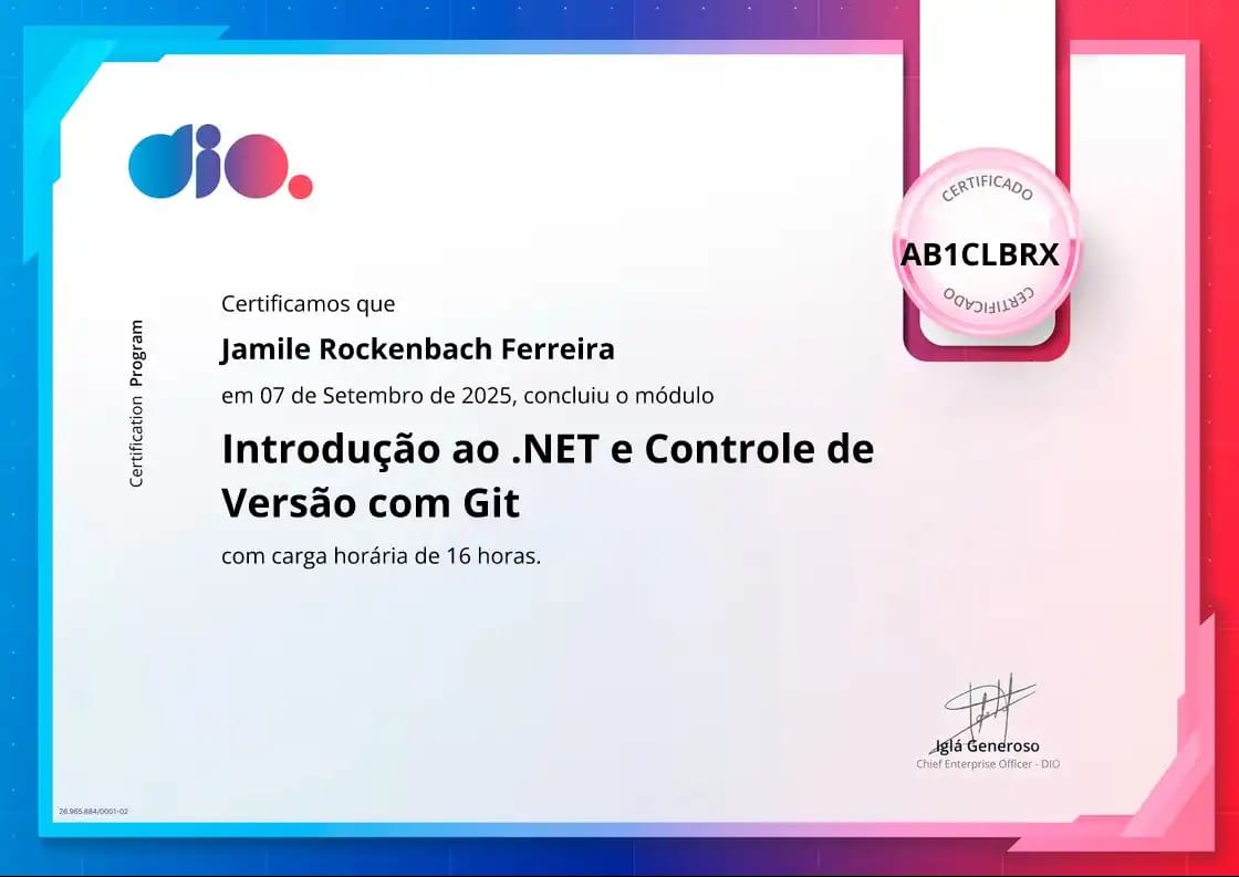 Certificado DIO