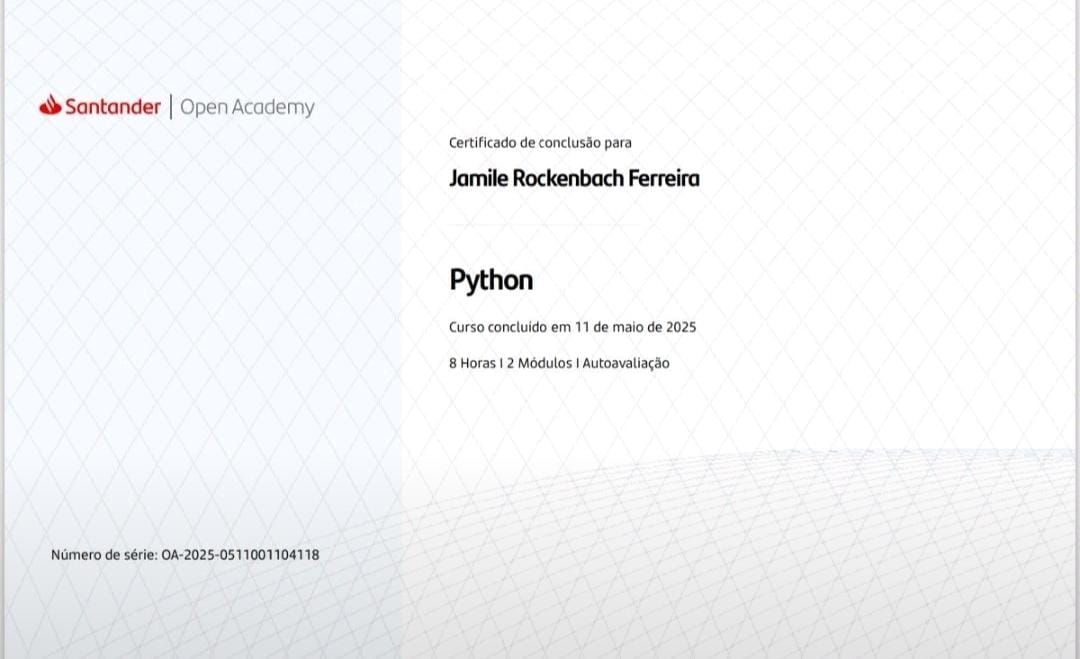 Certificado Python